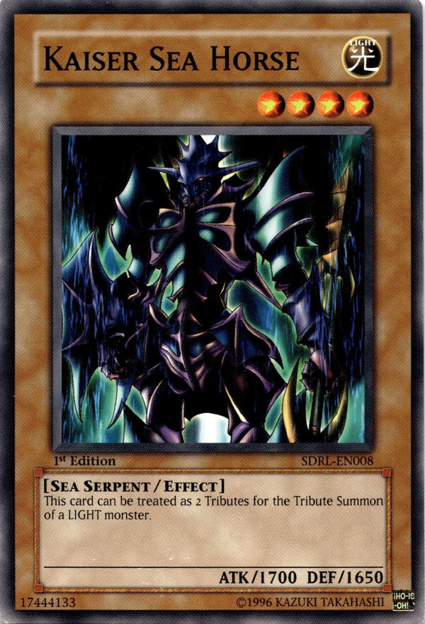 Yugioh Kaiser Sea Horse SDRL-EN008 Common 1st Edition MP