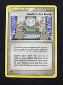 Pokemon Lanette's Net Search 87/100  Uncommon EX Sandstorm NM