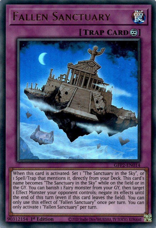 Yugioh Fallen Sanctuary GFP2-EN014 Ultra Rare 1st Edition NM