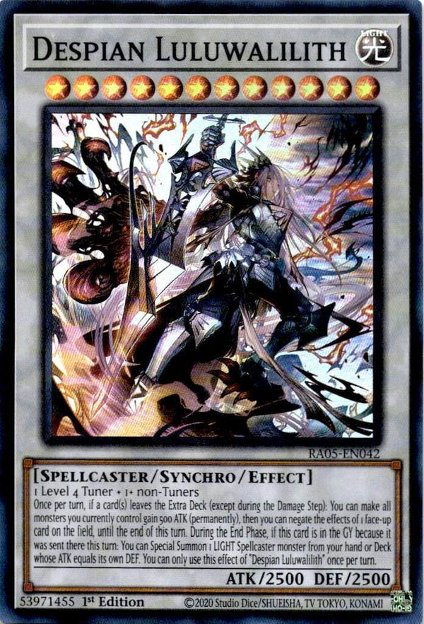Yugioh Despian Luluwalilith RA05-EN042 NA Print Super Rare 1st Edition NM