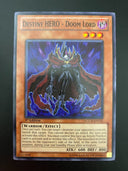 Yugioh Destiny Hero - Doom Lord LCGX-EN122 Common 1st Edition NM/MINT