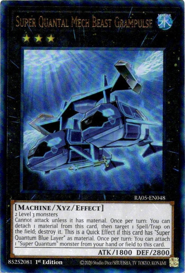 Yugioh Super Quantal Mech Beast Grampulse RA05-EN048 NA Print Ultimate Rare NM