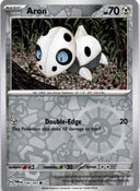 Pokemon Aron 120/167 Twilight Masquerade Reverse Holo NM