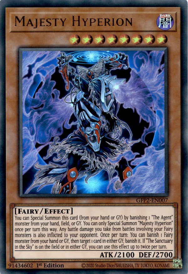 Yugioh Majesty Hyperion GFP2-EN007 Ultra Rare 1st Edition NM