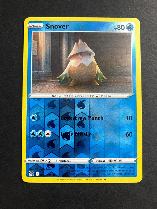 Pokemon Snover 042/196 Lost Origin Reverse Holo NM