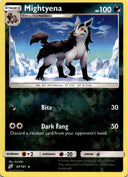 Pokemon Mightyena 87/181 Team Up Reverse Holo NM