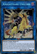 Yugioh Knightmare Unicorn RA01-EN043 Secret Rare Alt Art 1st Edition NM