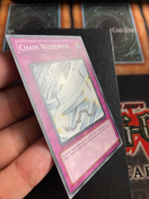 Yugioh Chain Whirlwind DREV-EN069 Common 1st Edition MP/LP