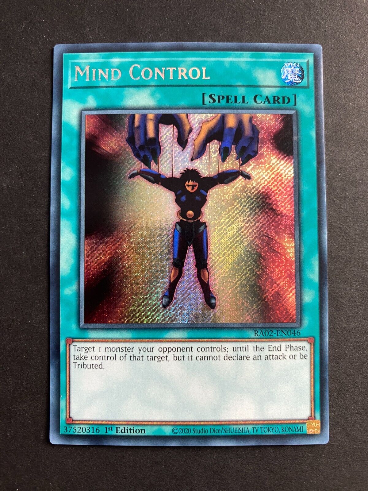 Yugioh Mind Control RA02-EN046 Secret Rare 1st Edition NM