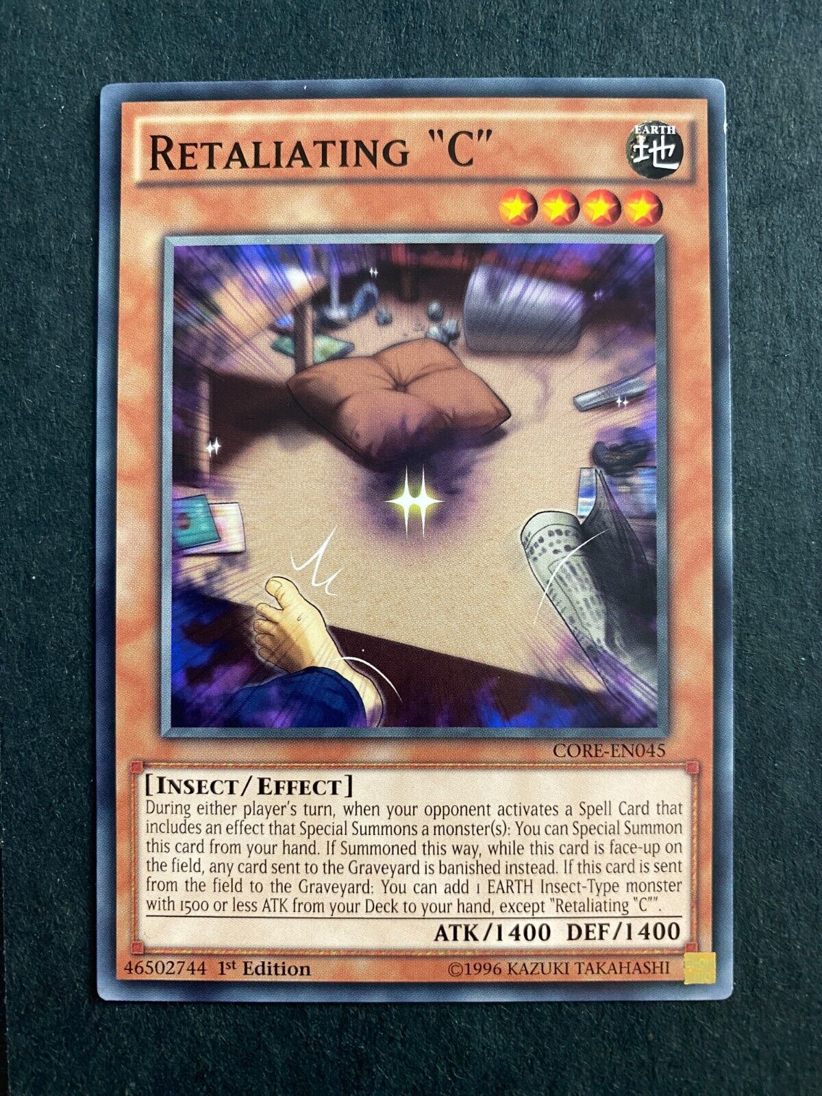 Yugioh Retaliating "C" CORE-EN045 Common 1st Edition LP