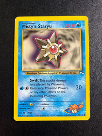 Pokemon Misty's Staryu 90/132 Gym Heroes HP