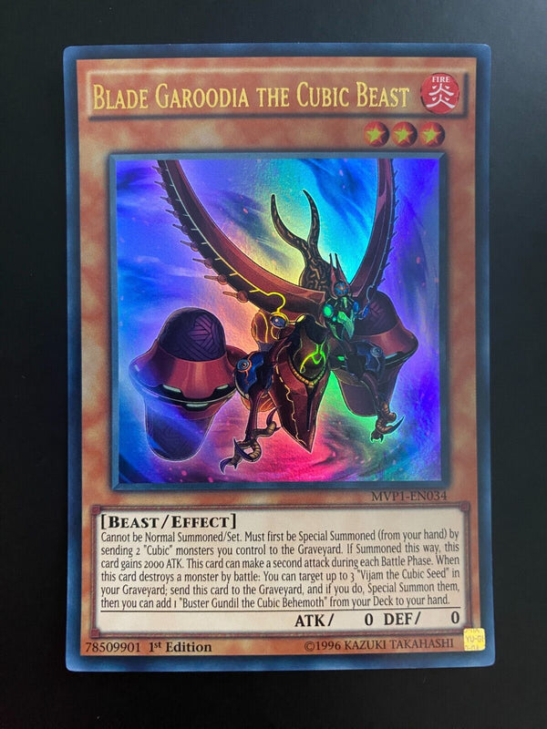 Yugioh Blade Garoodia the Cubic Beast MVP1-EN034 Ultra Rare 1st Edition VLP/NM