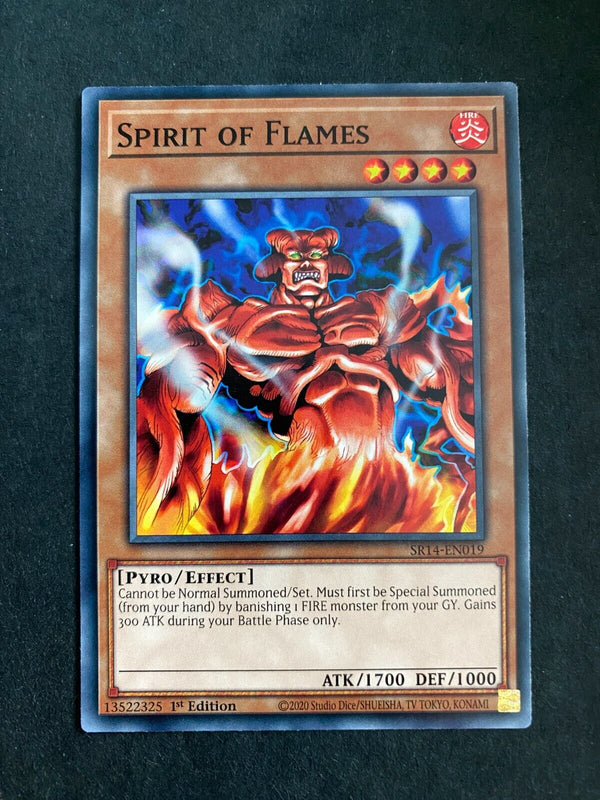 Yugioh Spirit of Flames SR14-EN019 Common 1st Edition NM