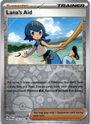 Pokemon Lana's Aid 155/167 Twilight Masquerade Reverse Holo NM