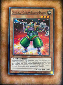 Yugioh Superheavy Samurai Prepped Defense MP16-EN180 Common 1st Edition MP