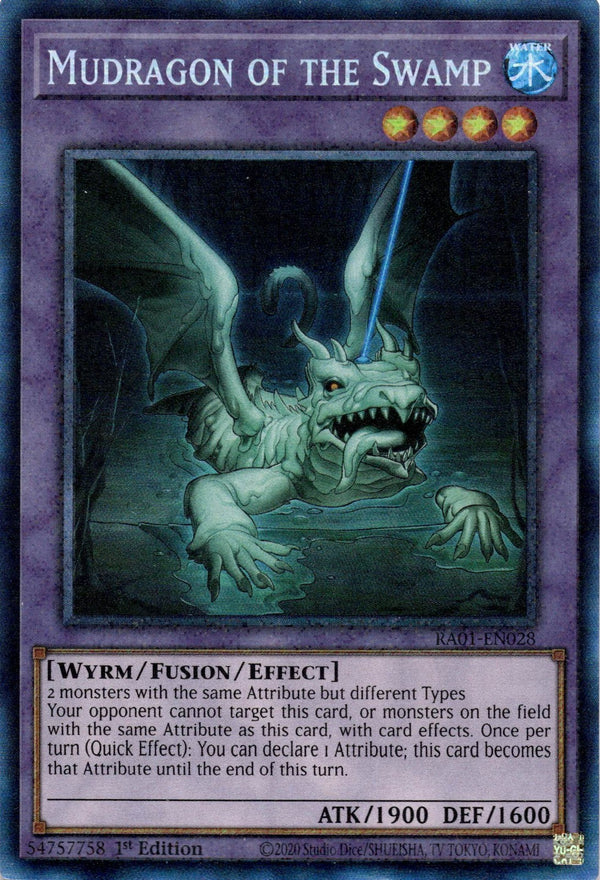 Yugioh Mudragon of the Swamp RA01-EN028 Collector’s Rare (NA) 1st Edition NM