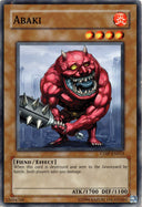 Yugioh Abaki CDIP-EN013 Common Unlimited Edition DAMAGED
