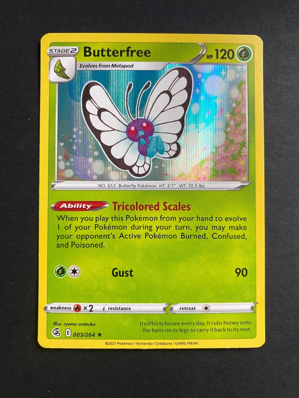 Pokemon Butterfree 003/264 Fusion Strike Holo NM