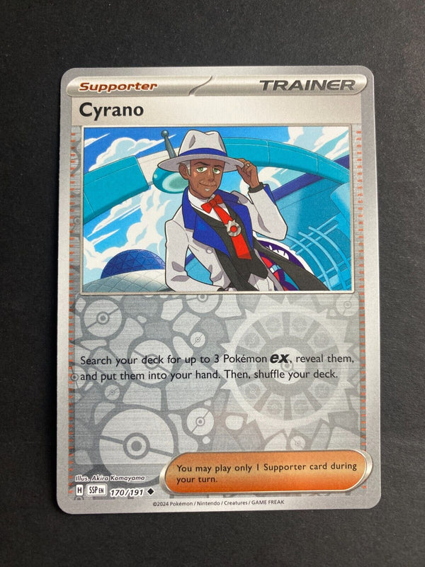 Pokemon Cyrano 170/191 Suring Sparks Reverse Holo NM
