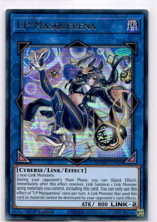 Yugioh I:P Masquerena MAMO-EN029 Ultra Rare 1st Edition NM