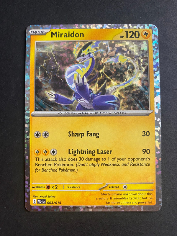 Pokemon Miraidon M24EN 003/015 McDonalds 2024 Holo NM