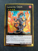 Yugioh Lavalval Chain PGL2-EN044 Gold Rare 1st Edition MP/LP