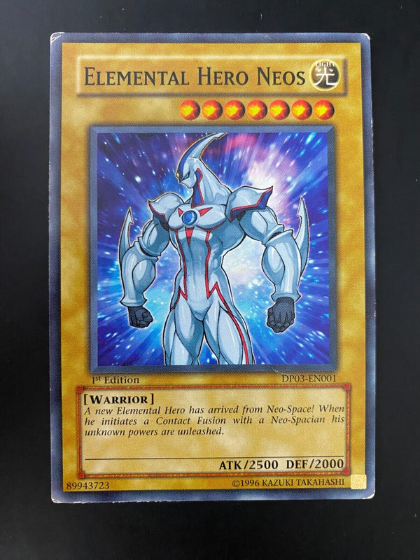 Yugioh Elemental Hero Neos DP03-EN001 Common 1st Edition HP/MP