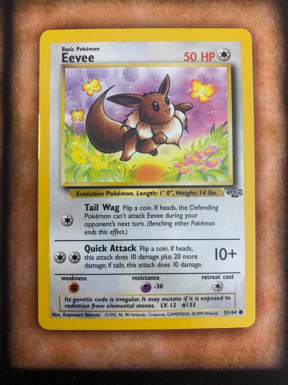 Pokemon Eevee 51/64 Jungle VLP/LP