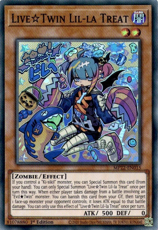 Yugioh Live?Twin Lil-la Treat MP22-EN015 Super Rare 1st Edition NM