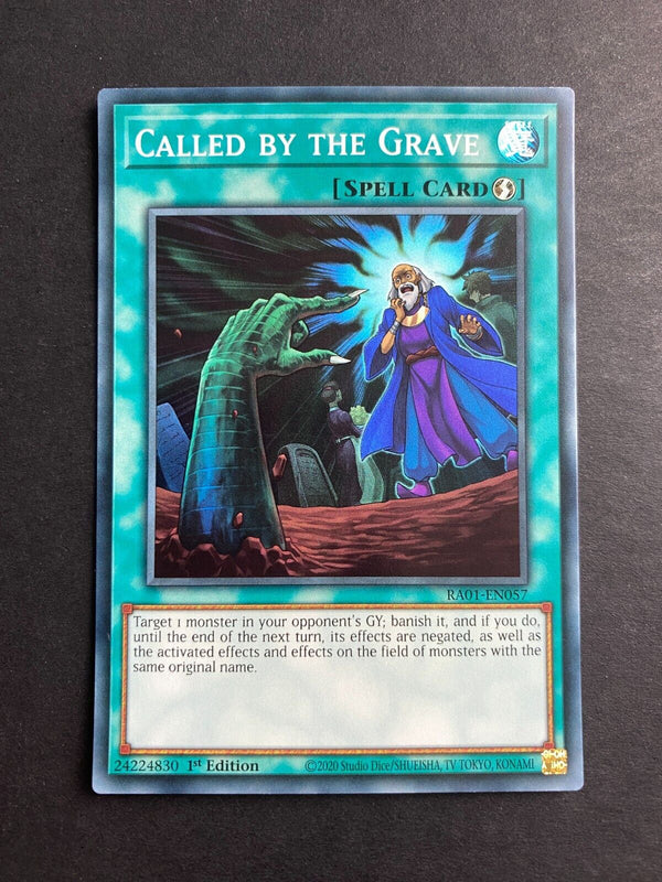 Yugioh Called by the Grave RA01-EN057 Super Rare 1st Edition NM
