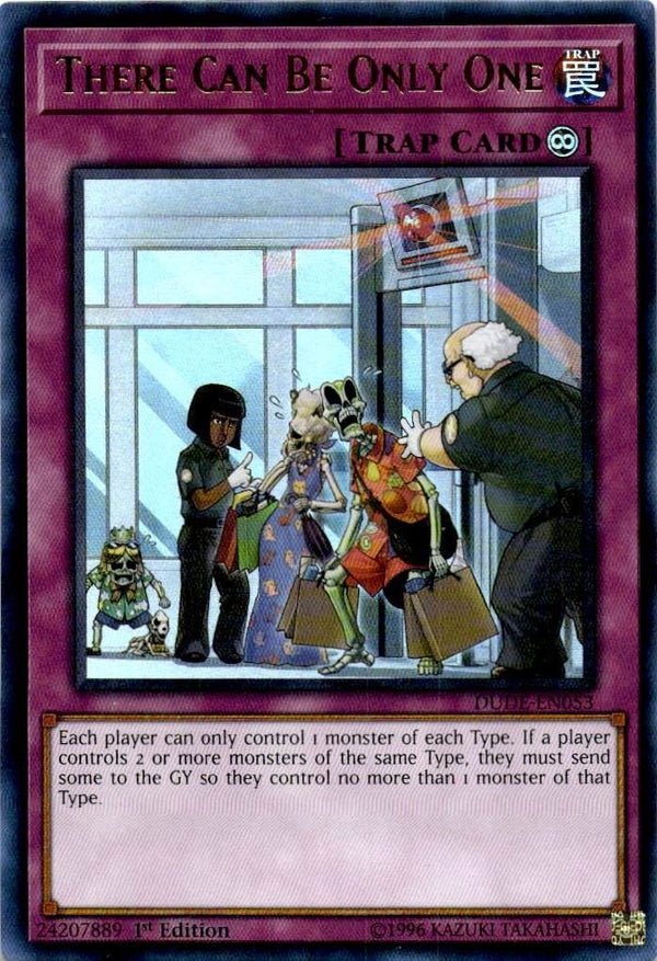 Yugioh There Can Be Only One DUDE-EN053 Ultra Rare 1st Edition NA PRINT NM