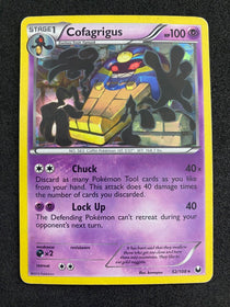 Pokemon Cofagrigus 52/108 Dark Explorers Cracked Ice Holo MP