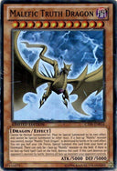Yugioh Malefic Truth Dragon CT09-EN016 Super Rare Limited Edition DAMAGED