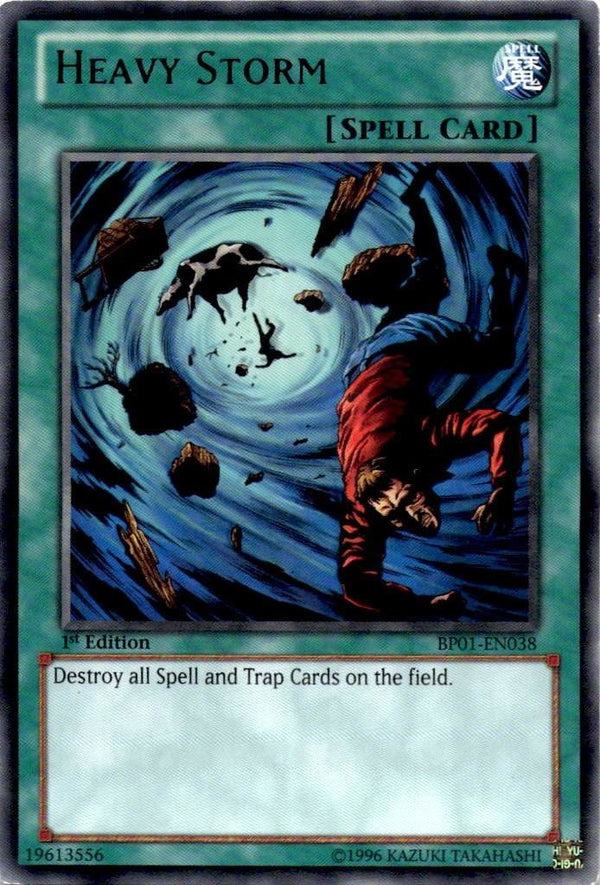 Yugioh Heavy Storm BP01-EN038 Rare 1st Edition MP