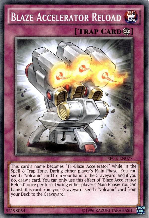 Yugioh Blaze Accelerator Reload SECE-EN077 Common 1st Edition VLP/NM
