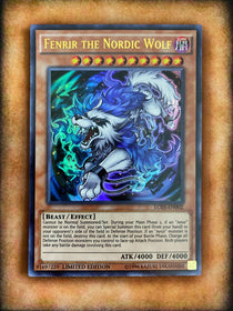 Yugioh Fenrir the Nordic Wolf LC05-EN002 Ultra Rare Limited Edition NM