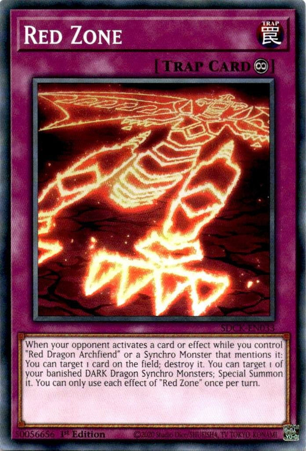 Yugioh Red Zone SDCK-EN033 Common 1st Edition NM