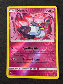 Pokemon Diancie 94/147 Burning Shadows Reverse Holo LP