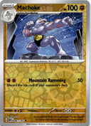 Pokemon Machoke 067/165 Pokemon 151 Reverse Holo NM
