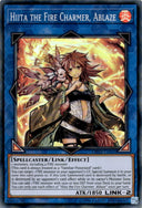 Yugioh Hiita the Fire Charmer, Ablaze OP10-EN010 Super Rare Unlimited Ed VLP/NM