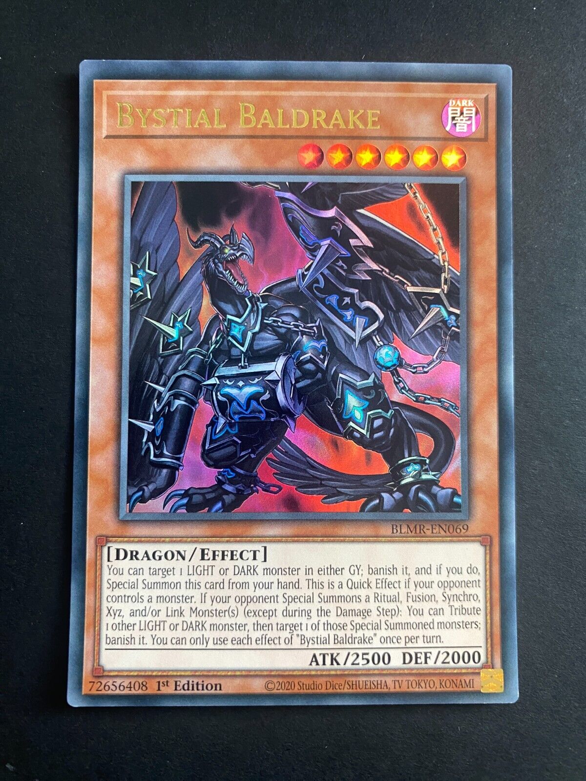 Yugioh Bystial Baldrake BLMR-EN069 Ultra Rare 1st Edition NM