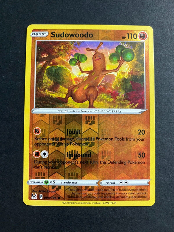 Pokemon Sudowoodo 094/196 Lost Origin Reverse Holo NM
