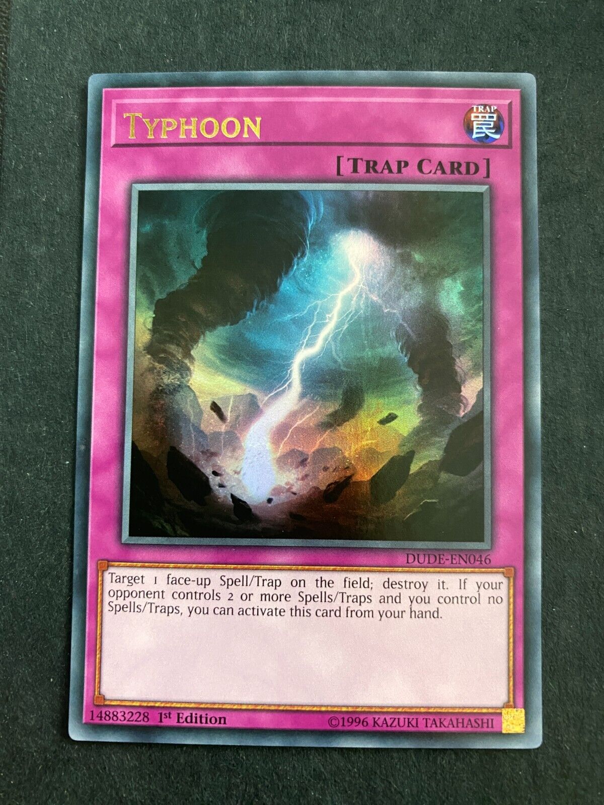 Yugioh Typhoon DUDE-EN046 Ultra Rare 1st Edition LP