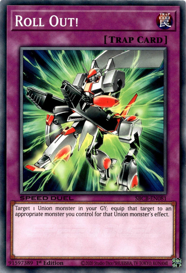 Yugioh Roll Out! SBCB-EN081 Speed Duel Common 1st Edition NM