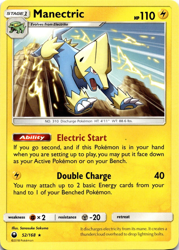 Pokemon Manectric 52/168 Celestial Storm Non Holo NM
