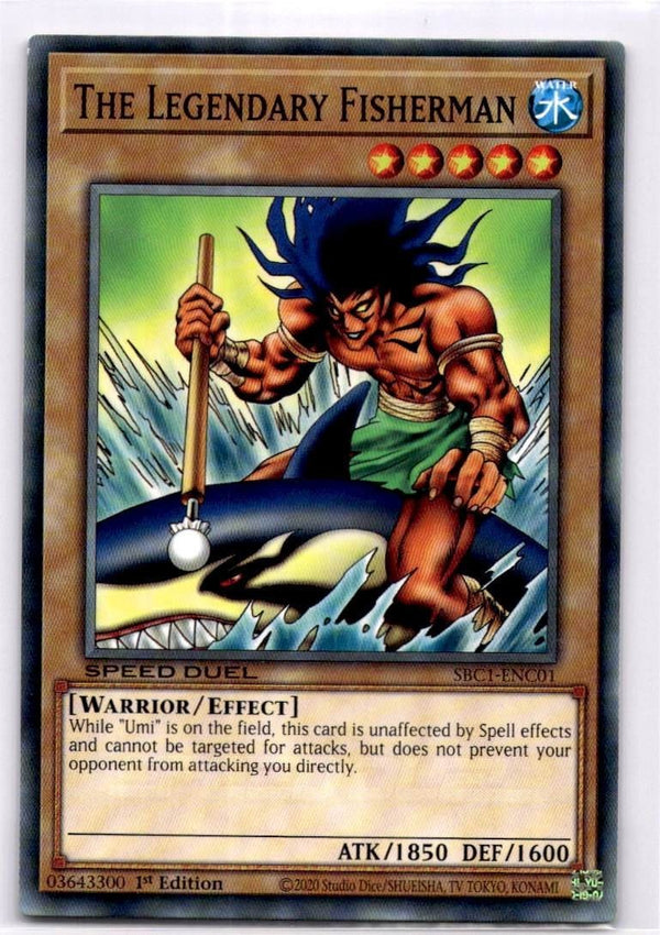 Yugioh The Legendary Fisherman SBC1-ENC01 Common 1st Edition NM