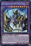 Yugioh Dark Magician the Knight of Dragon Magic BLMR-EN001 Secret Rare 1st Ed NM