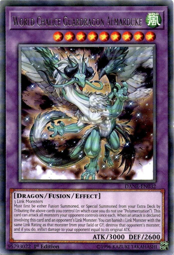 Yugioh World Chalice Guardragon Almarduke DANE-EN032 Rare 1st Edition NM