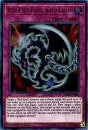Yugioh Red-Eyes Fang with Chain LEDU-EN004 Ultra Rare 1st Edition VLP/NM