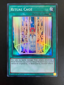 Yugioh Ritual Cage THSF-EN055 Super Rare 1st Edition NM/MINT